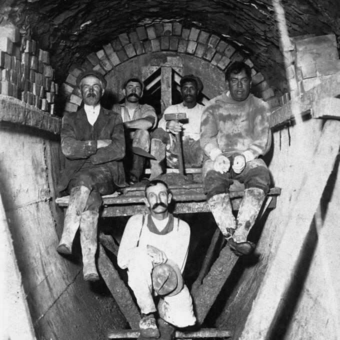 Original sewers in Auckland Q St WSL
