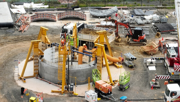Innovative Wet Well Caisson Excavation