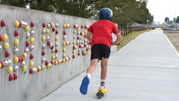 Recycled Plastic in Shared User Path